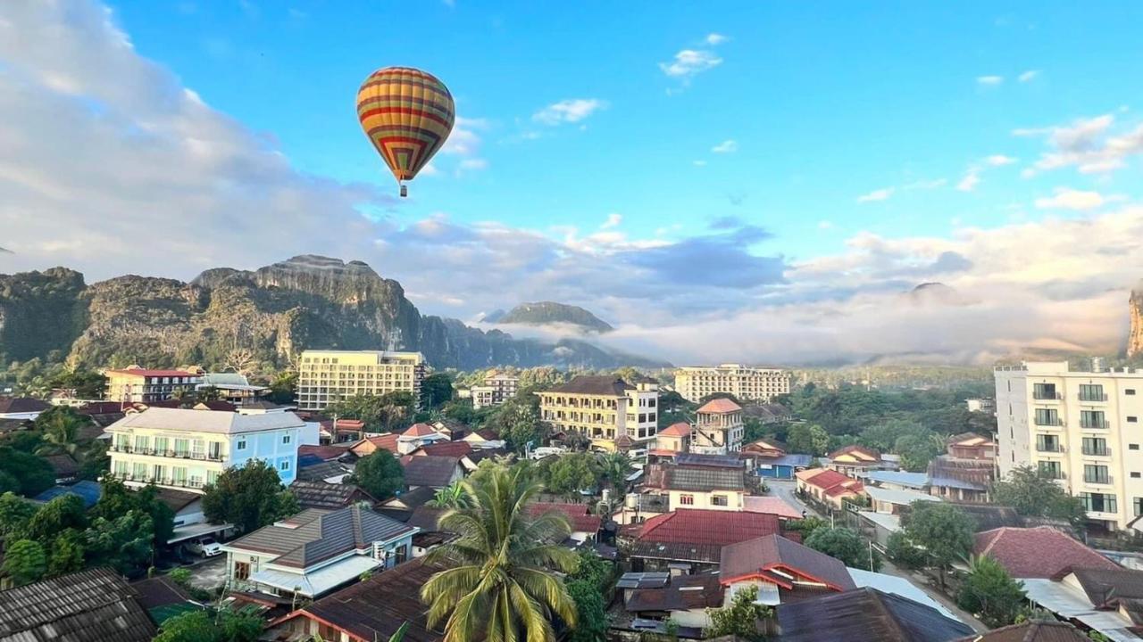 Vang Vieng Topview Hotel Exteriör bild