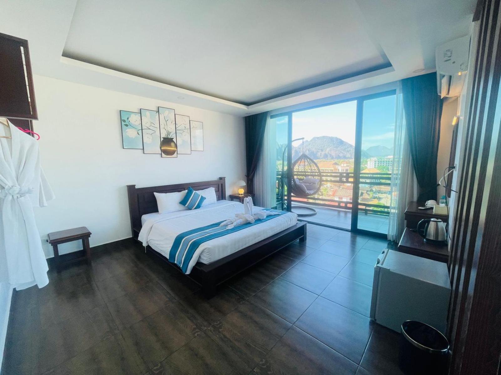 Vang Vieng Topview Hotel Exteriör bild
