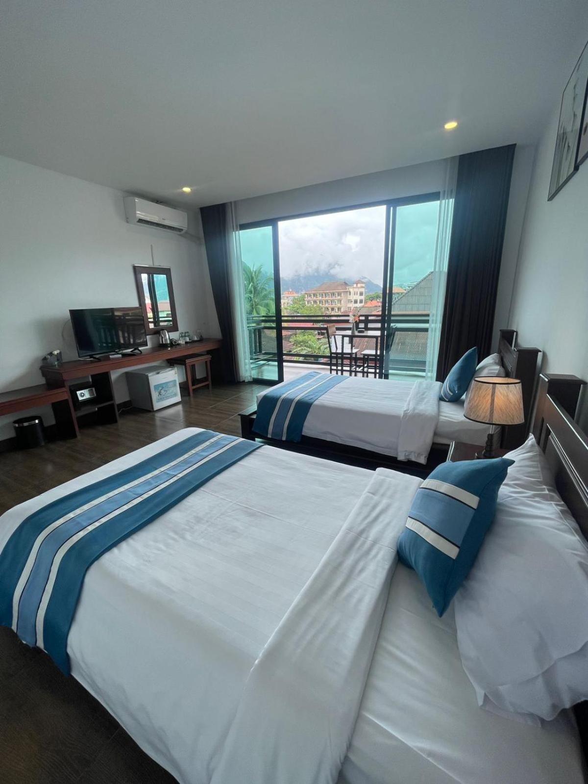 Vang Vieng Topview Hotel Exteriör bild