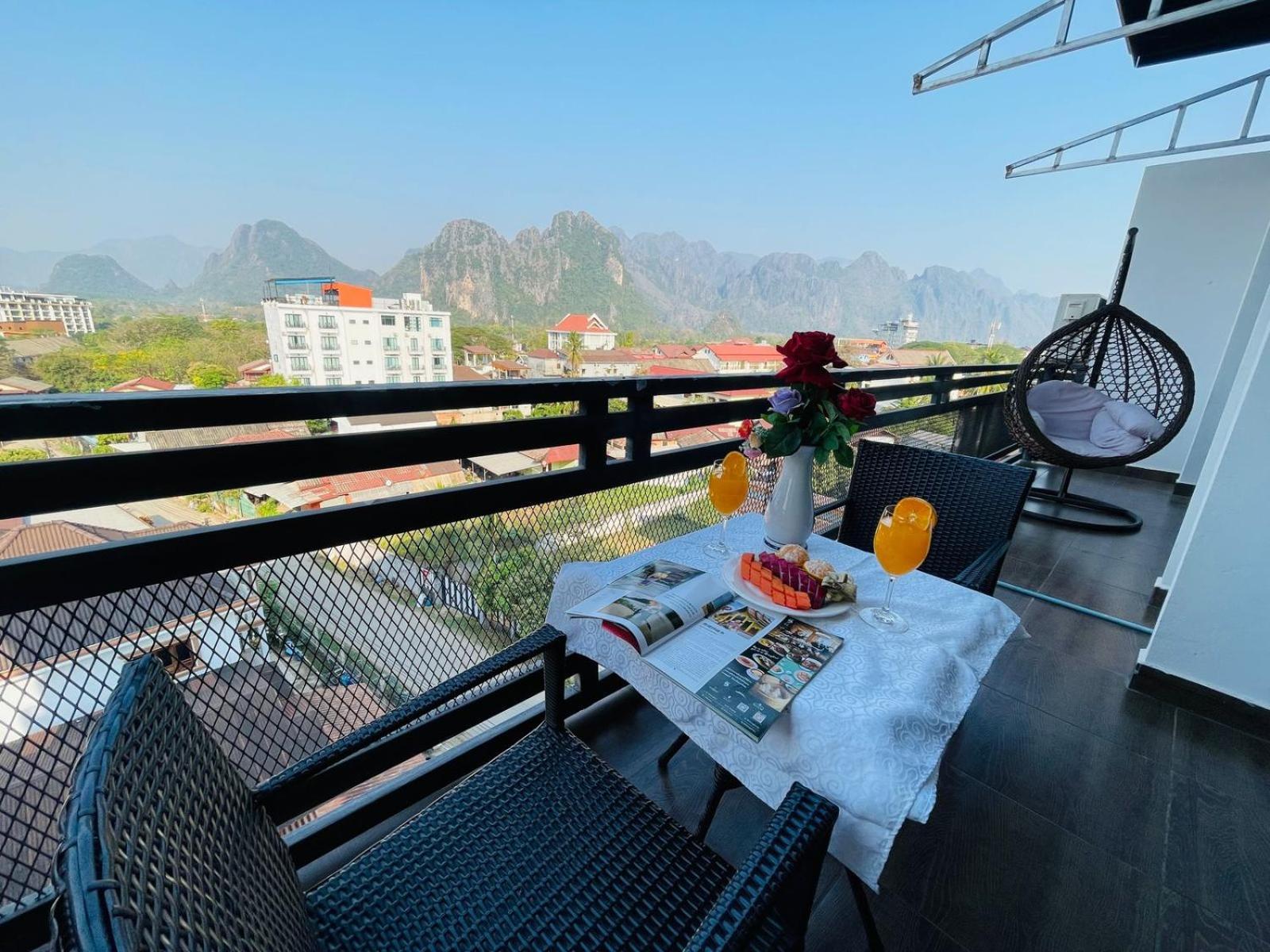 Vang Vieng Topview Hotel Exteriör bild