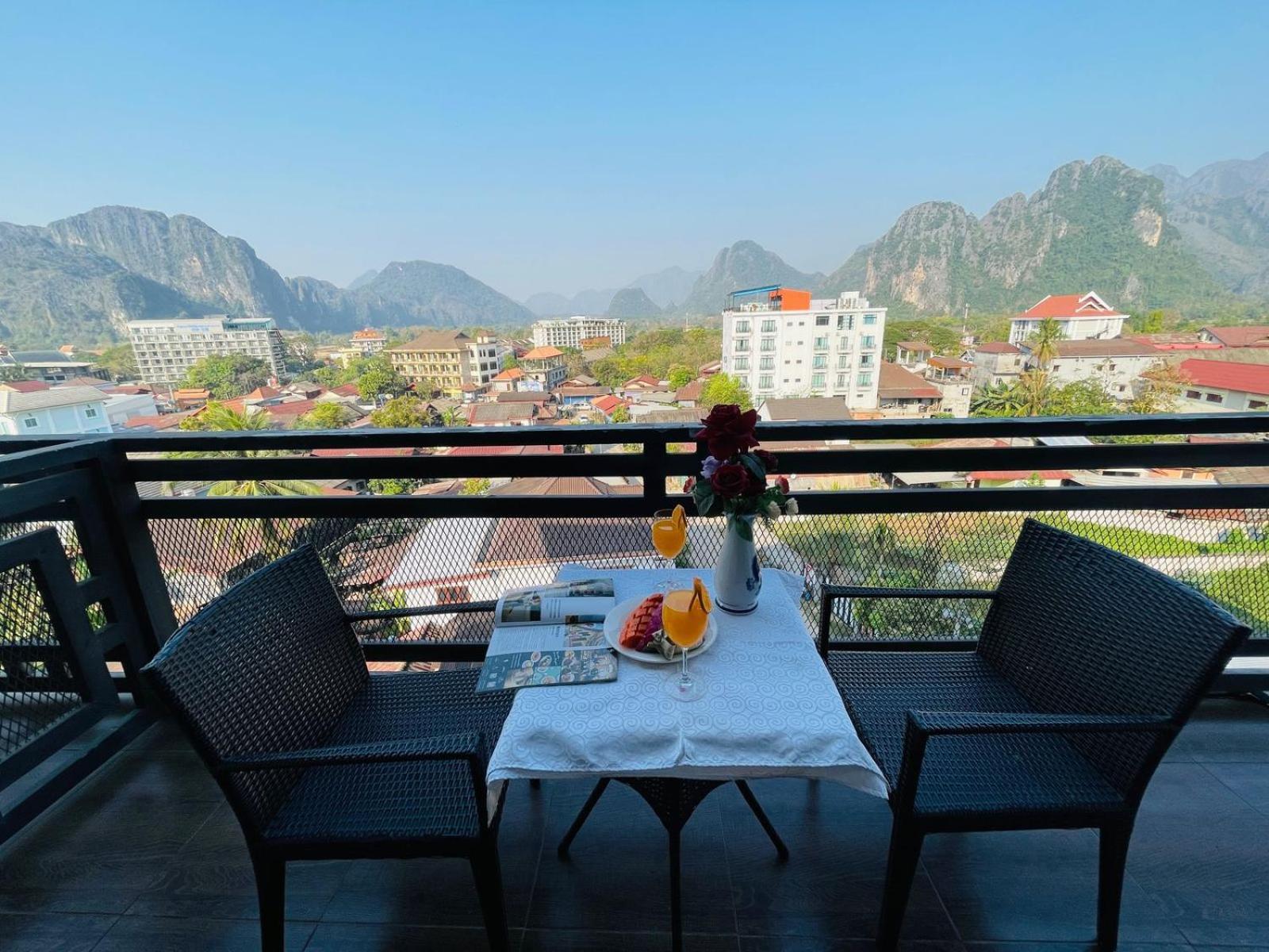 Vang Vieng Topview Hotel Exteriör bild
